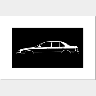 Oldsmobile Achieva Silhouette Posters and Art